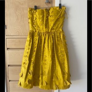 Oscar De La Renta Strapless Dress